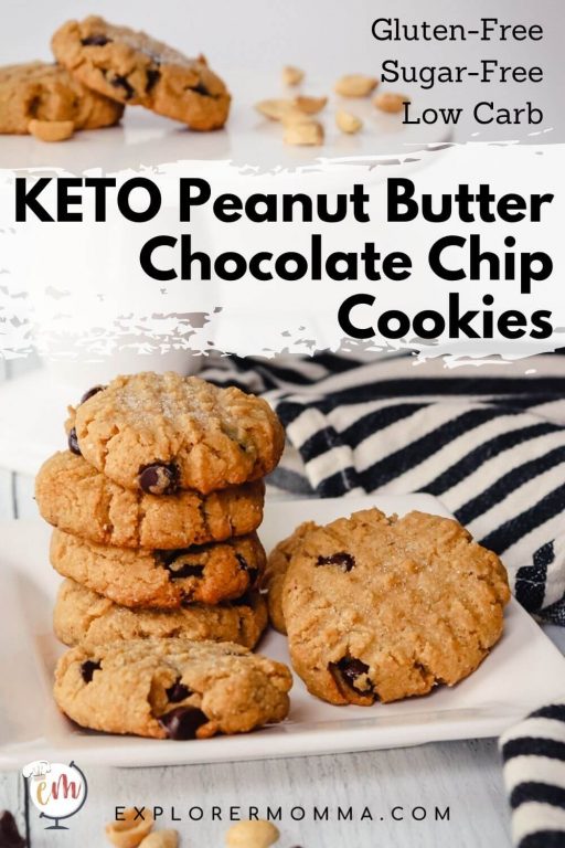 Keto Peanut Butter Chocolate Chip Cookies Explorer Momma