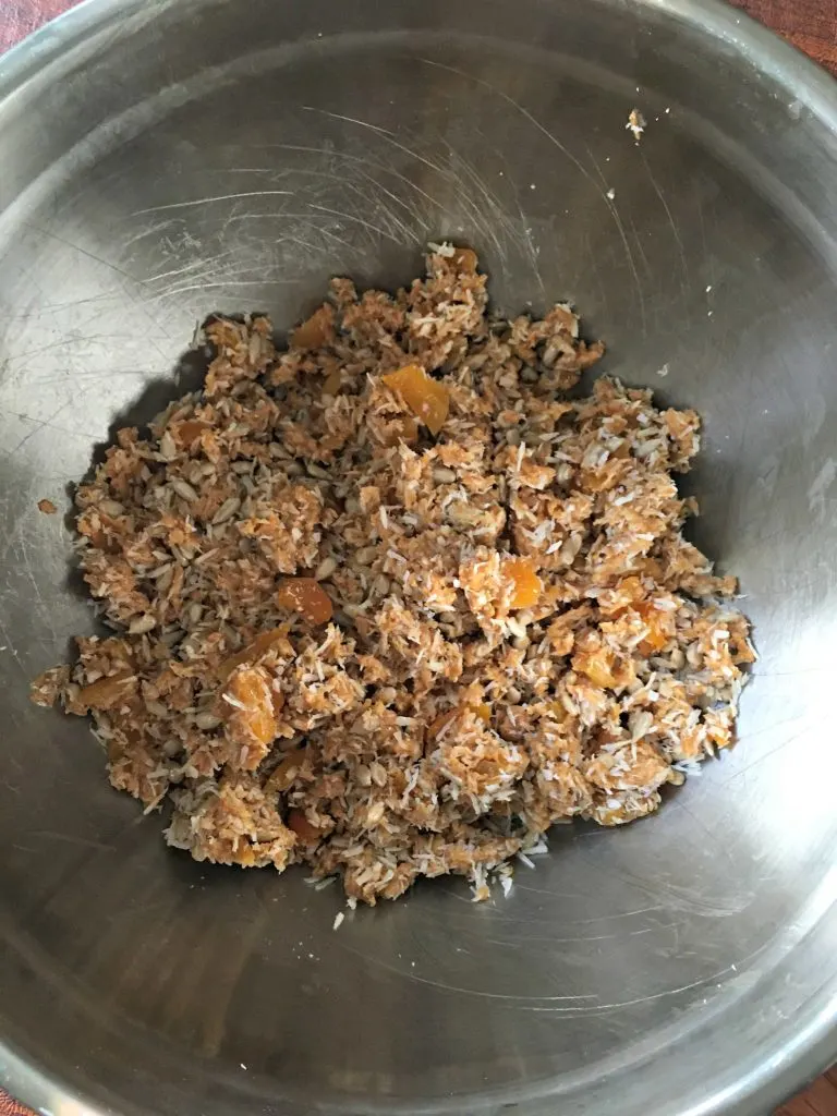 Gluten free granola bar mixture