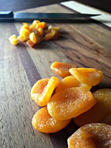 Chopped apricots