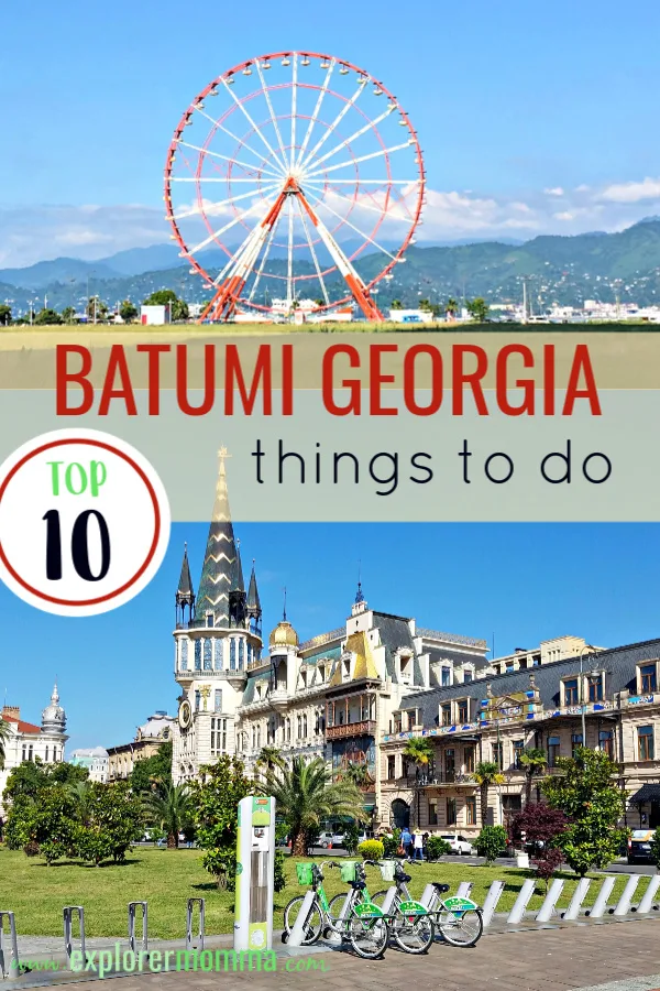 Batumi Georgia | Things to do with kids on the beautiful Black Sea. #batumigeorgia #georgiatravel