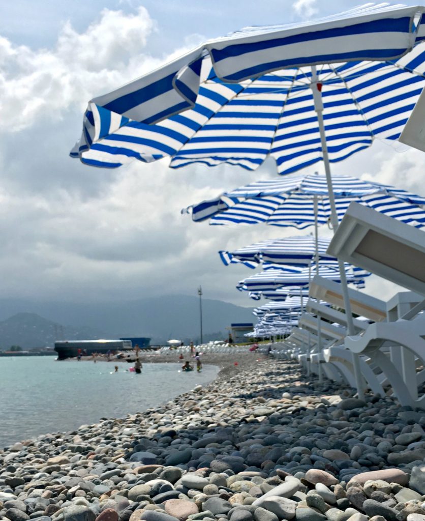 Beach umbrellas