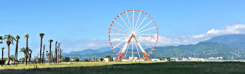 Ferris wheel panoramic