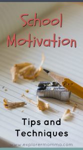 School Motivation pin