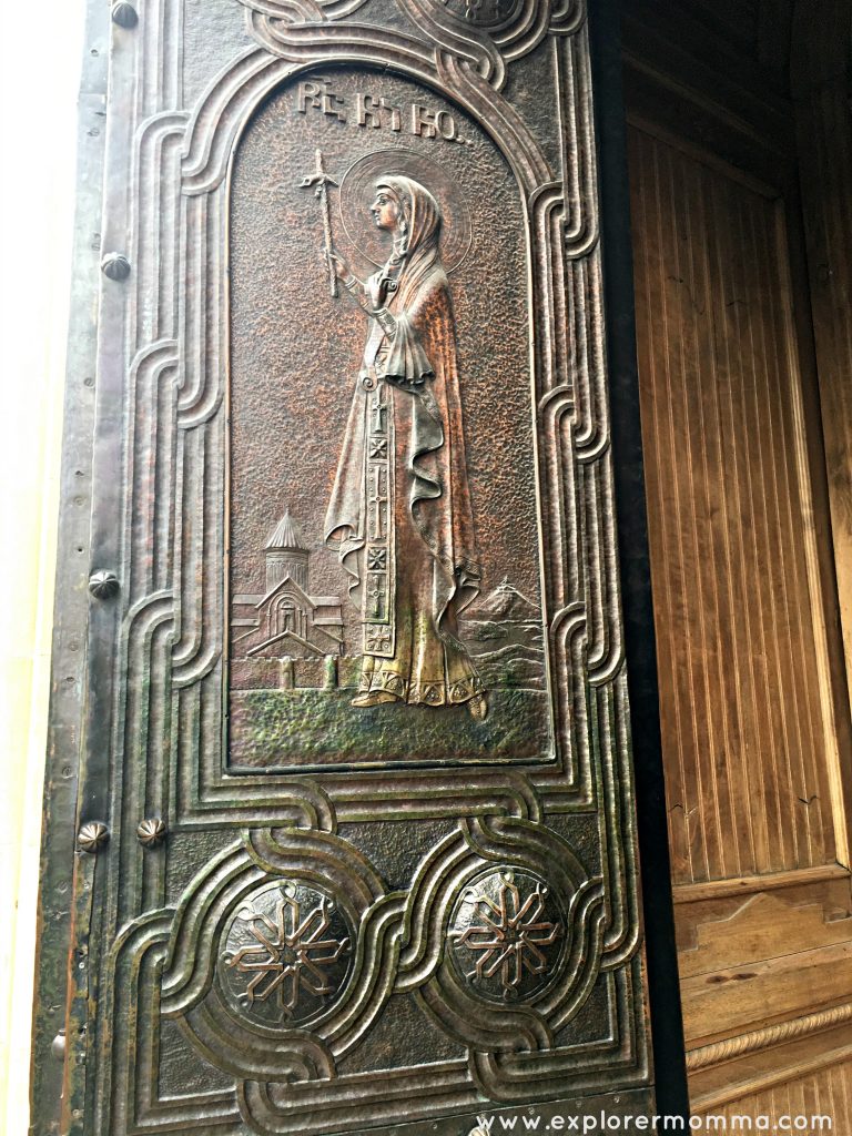 St. Nino metal door