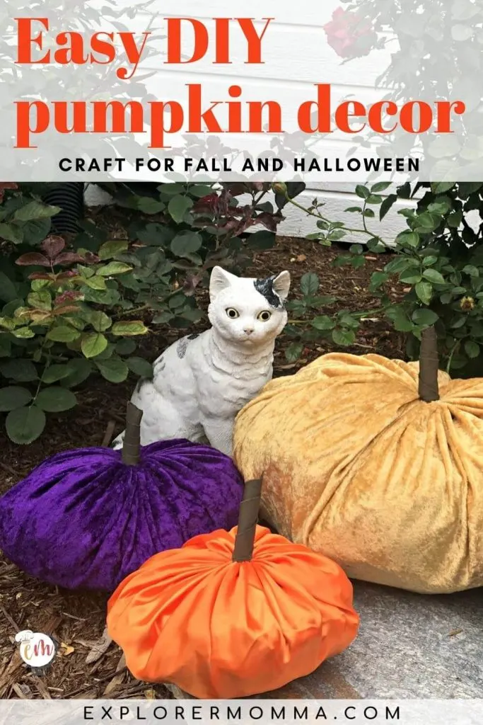 DIY Pumpkin Decor Craft for fall