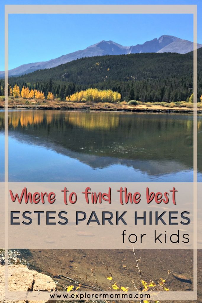 Estes Park hikes for kids pin-