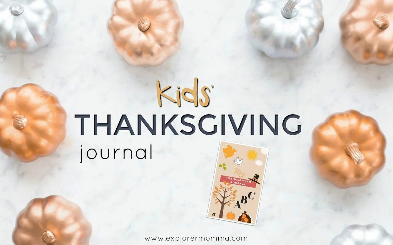 Kids' Thanksgiving Journal feature