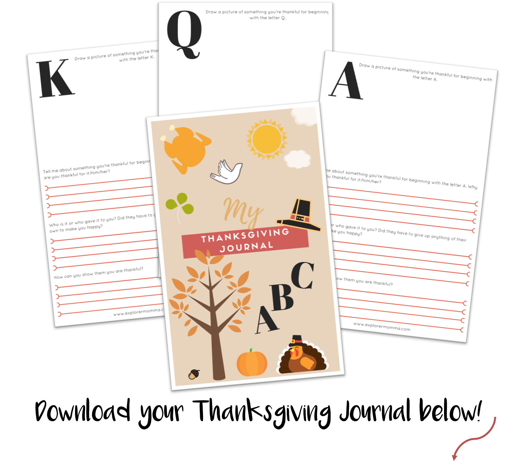 Kids’ Thanksgiving Journal: How To Make Kids Thankful - Explorer Momma