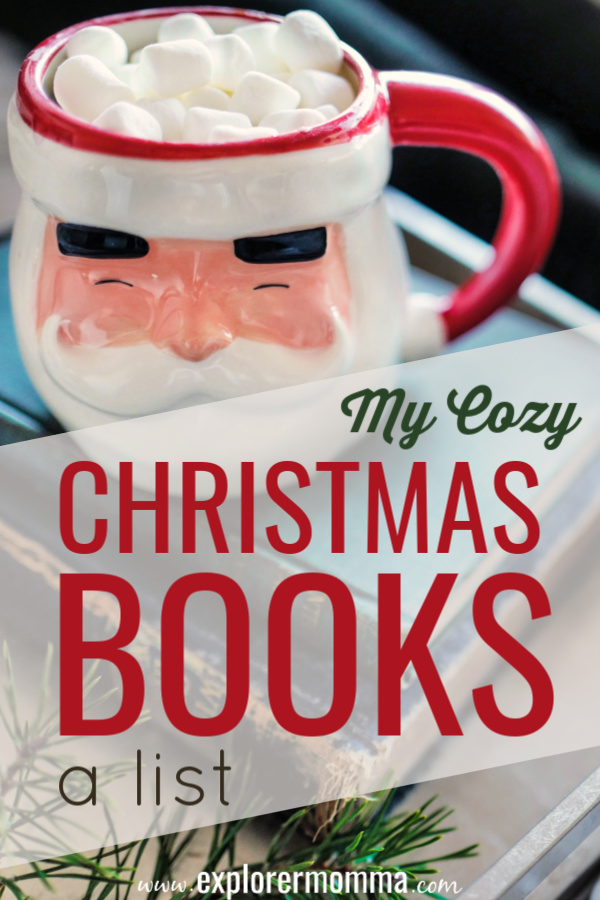 My Cozy Christmas Books. Need a few fun Christmas reads? I love to curl up by the fire with a good story at Christmas! Pick one today. #christmasbooks #christmasreads