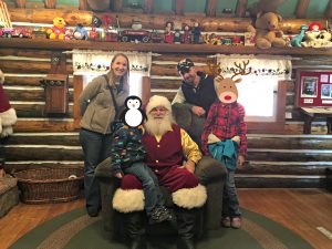 Tips For Visiting Santa's Workshop family picture