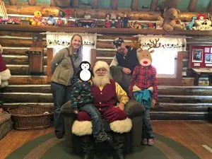 Tips For Visiting Santa's Workshop family picture