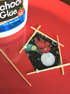 Kids' DIY Christmas Tree Ornament toothpicks 1