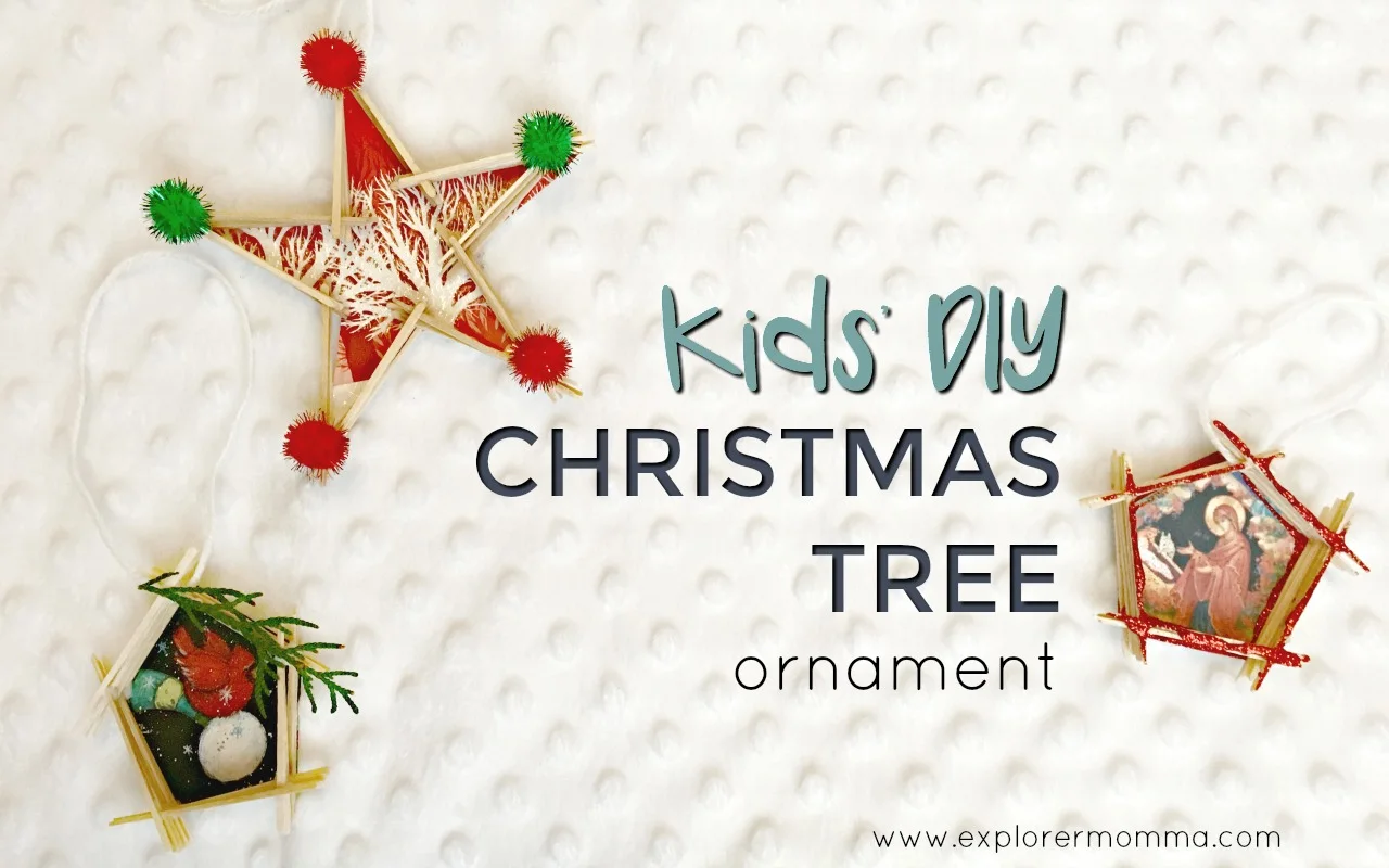 Kids' DIY Christmas tree ornament feature