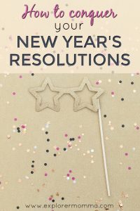 New Year's Resolutions pin