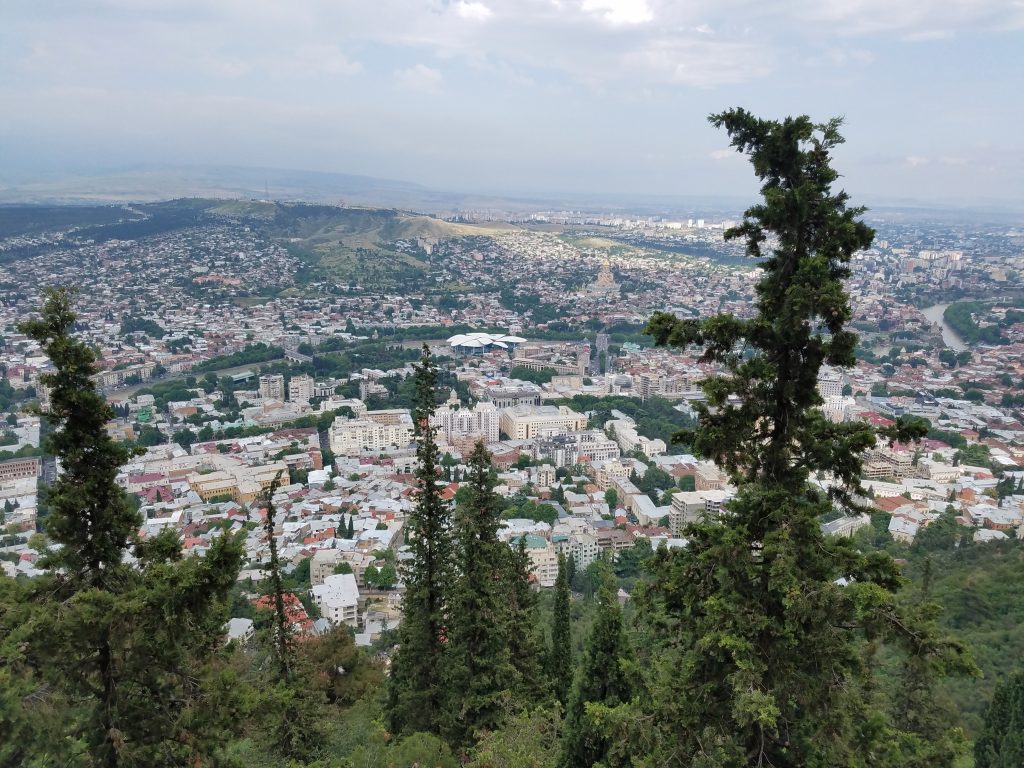 View overlooking Tbilisi from Mtatsminda
