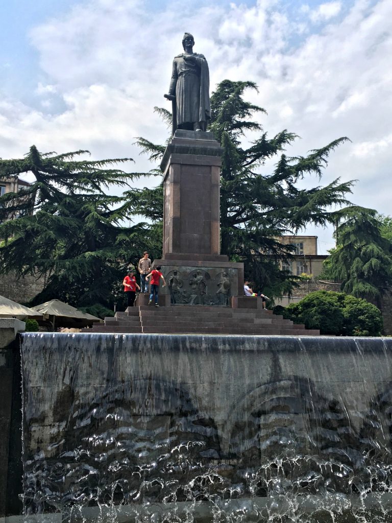 Shota Rustaveli statue Tbilisi