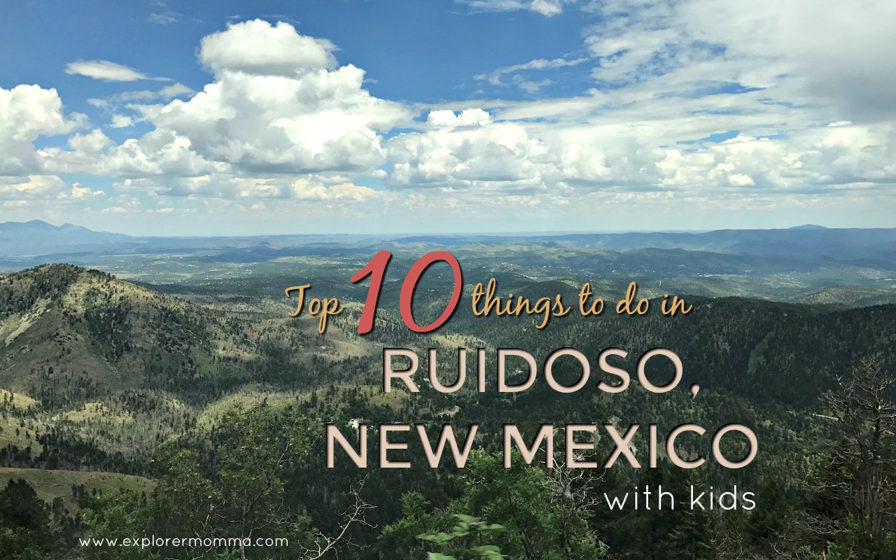 Top 10 Things to do in Ruidoso, New Mexico with kids, fun activities and more! #familytravel #ruidoso