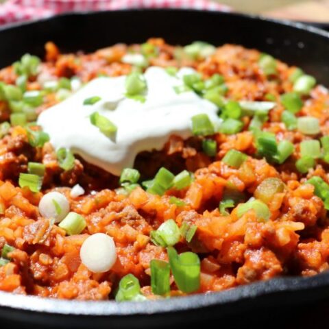 Easy low carb breakfast hash