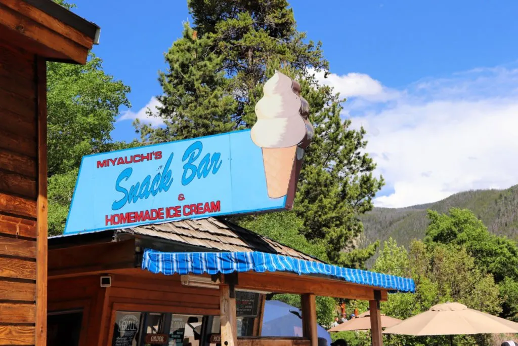 Snack bar on the beach, Grand Lake, CO #grandlake #coloradotourism