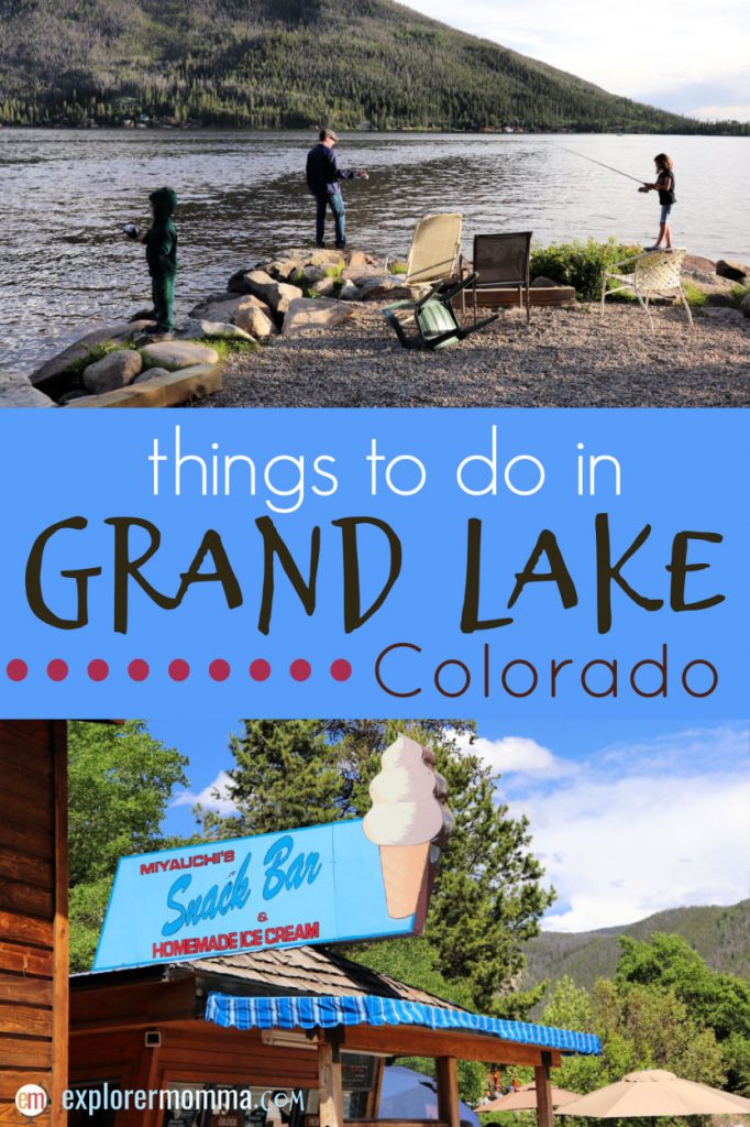 Awesome things to do in Grand Lake, Colorado. Perfect family vacation destination with fishing, kayaking, hiking, and more! #grandlakecolorado #ilovecolorado