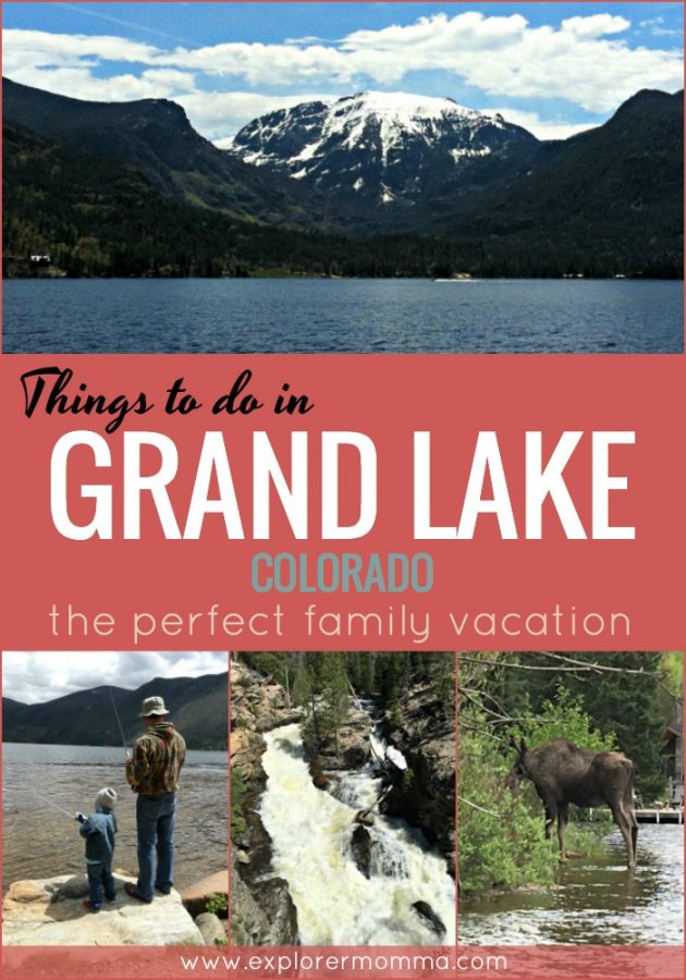 Things to do in Grand Lake Colorado for the perfect family vacation. Near Rocky Mountain National Park and perfect for hiking, fishing, kayaking, and playing! #coloradotravel #familytravel