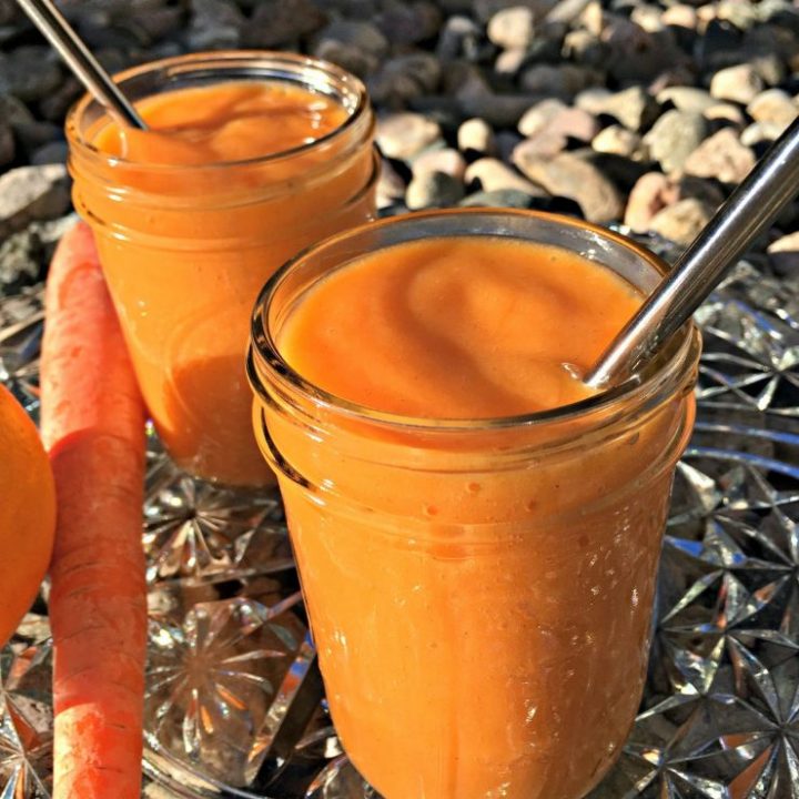 Fresh Carrot Orange Mango Smoothie