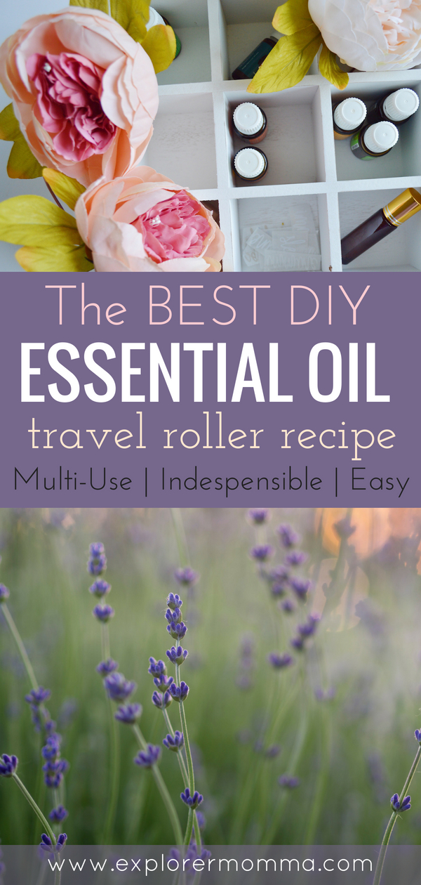 DIY Essential Oil travel roller recipe
