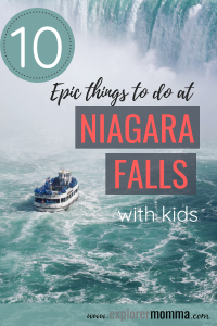The perfect family vacation is Niagara Falls with kids. State Parks and family travel are the best! #operationusparks #everykidinapark #familytravel #explorermomma