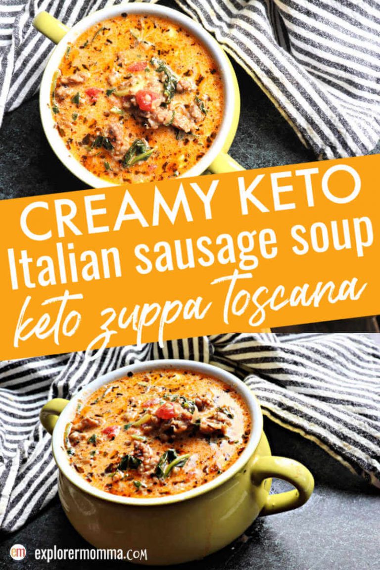 Creamy Keto Italian Sausage Soup Explorer Momma