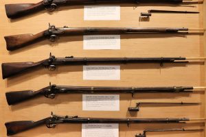 Tioga History Museum, muskets #tiogahistorymuseum #15thingsowego #experiencetioga #artstrailtioga #explorermomma 