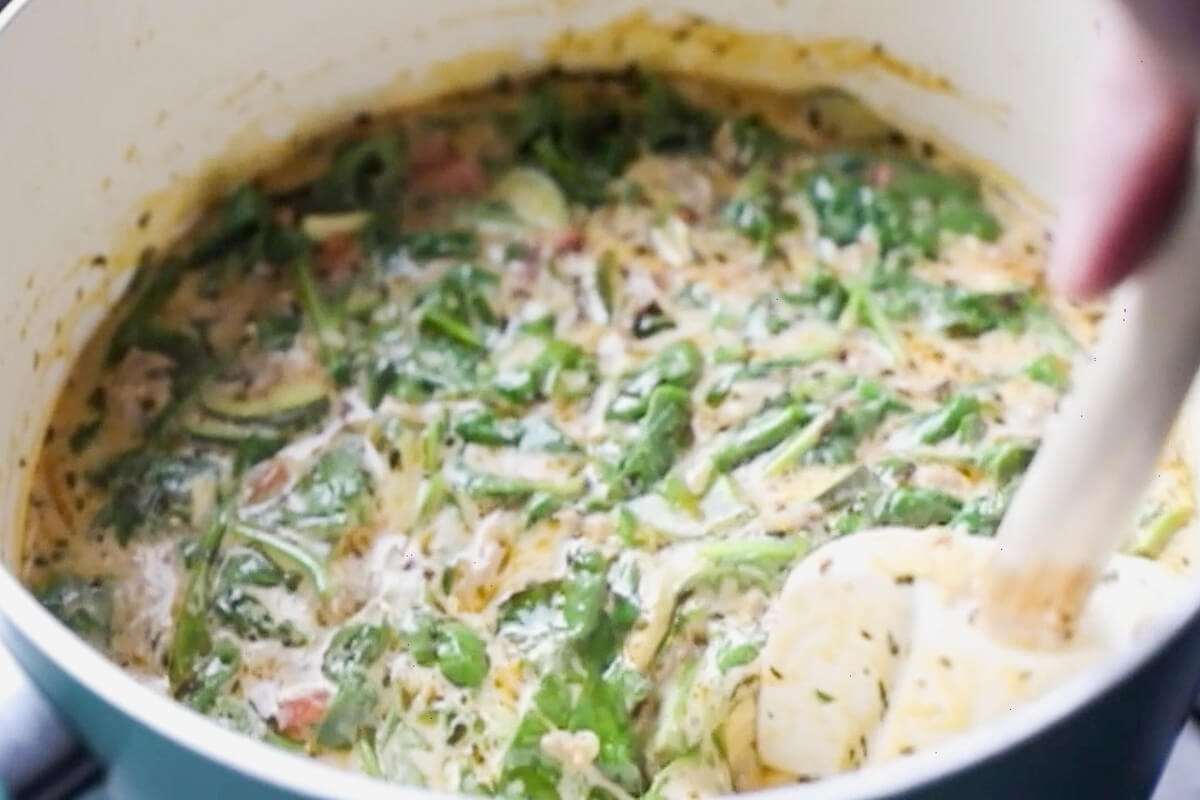 Creamy Keto Italian Sausage Soup Explorer Momma