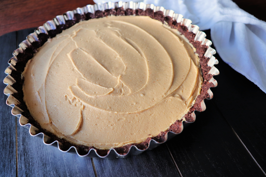 Keto Peanut Butter Pie filling #ketopie #peanut butter pie