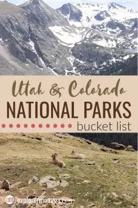 Utah and Colorado National Parks | Family Adventure Travel bucket list. Zion National Park to Rocky Mountain National Park and more! #rockymountainnationalpark #familytravel