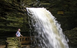 Watkins Glen State Park, Cavern Cascade, New York #iloveny #familytravel