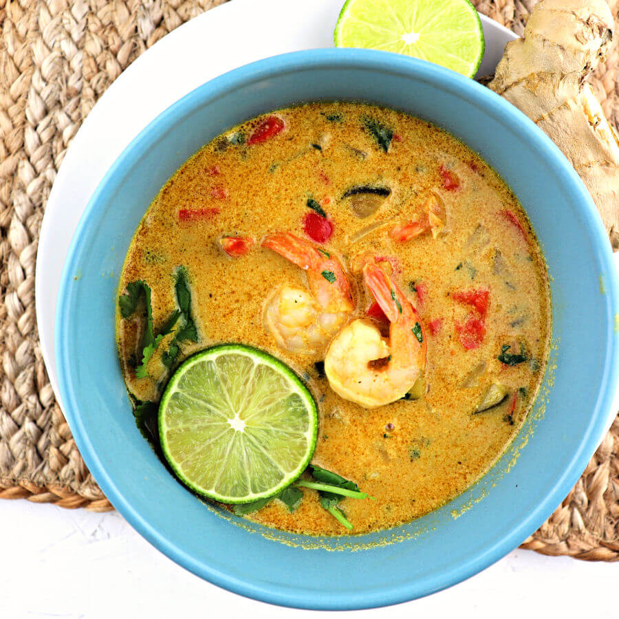 Low Carb Keto Thai Coconut Soup Explorer Momma