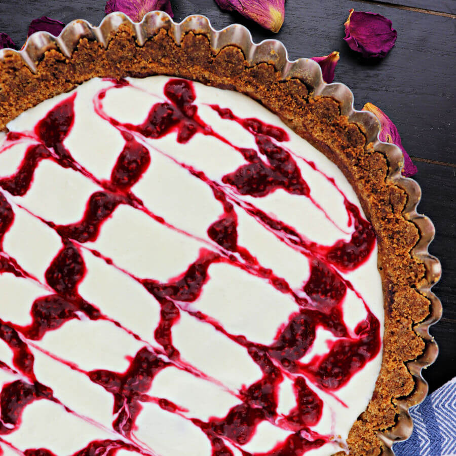 Almond Raspberry Keto Bakewell Tart - Explorer Momma