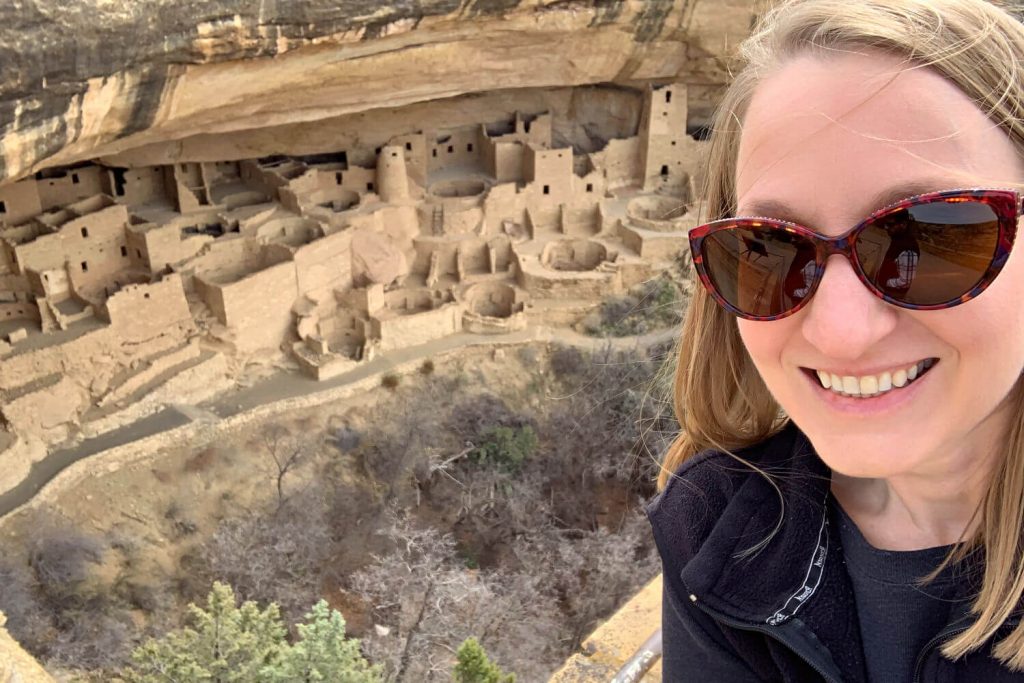 Explorer Momma at Cliff Palace, Mesa Verde NP #cliffpalace #mesaverde