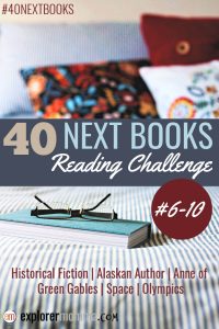 What books to read for the 40 next books reading challenge. Check out what I'm reading for categories 6-10. #readingchallenge #40nextbooks