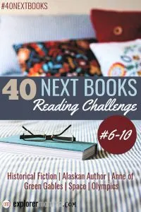 Pondering what books to read next? Get new books categories with the #40nextbooks challenge and see what I'm reading for each. #booklist #bookstoread