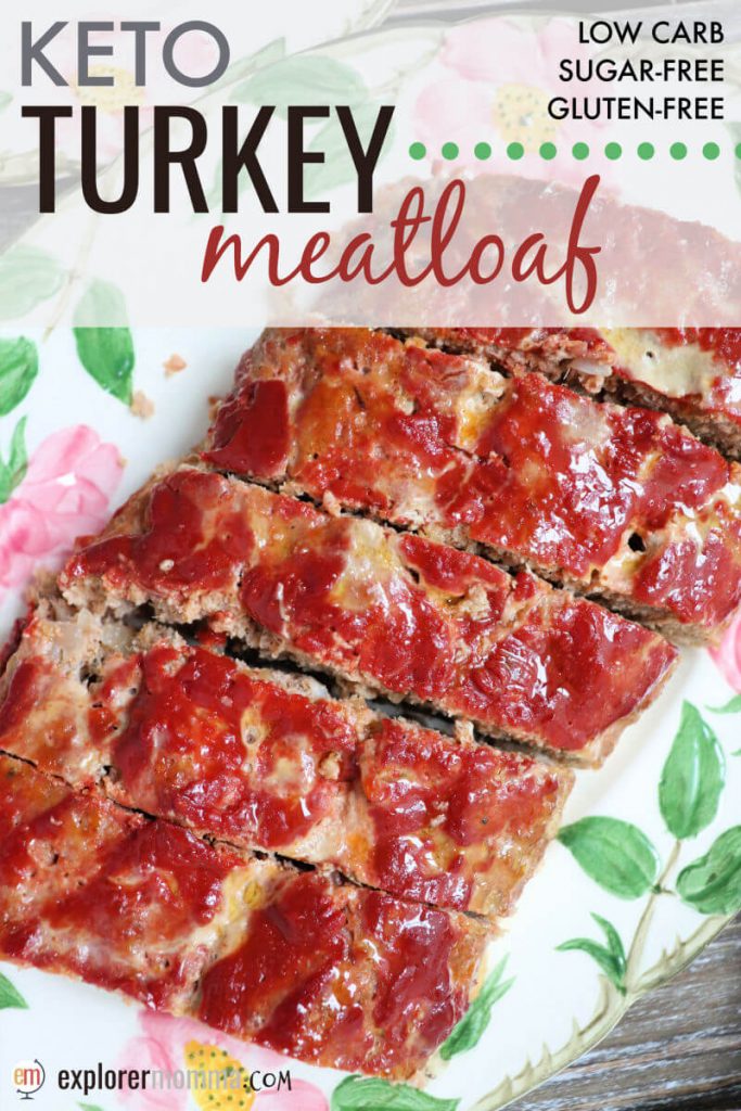 Bacon Wrapped Low Carb Keto Turkey Meatloaf Recipe