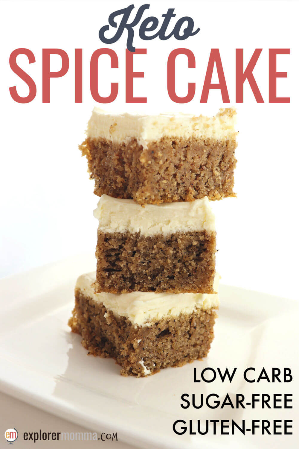 Low Carb Carrot Cake Recipe With Ginger Cream Cheese Frosting