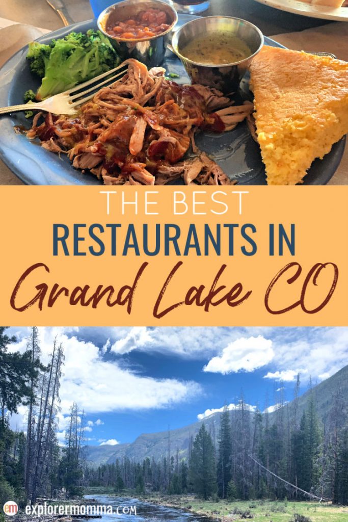 The best family-friendly restaurants in Grand Lake CO. Grand Lake Restaurants you'll love! #grandlakecolorado #grandlake