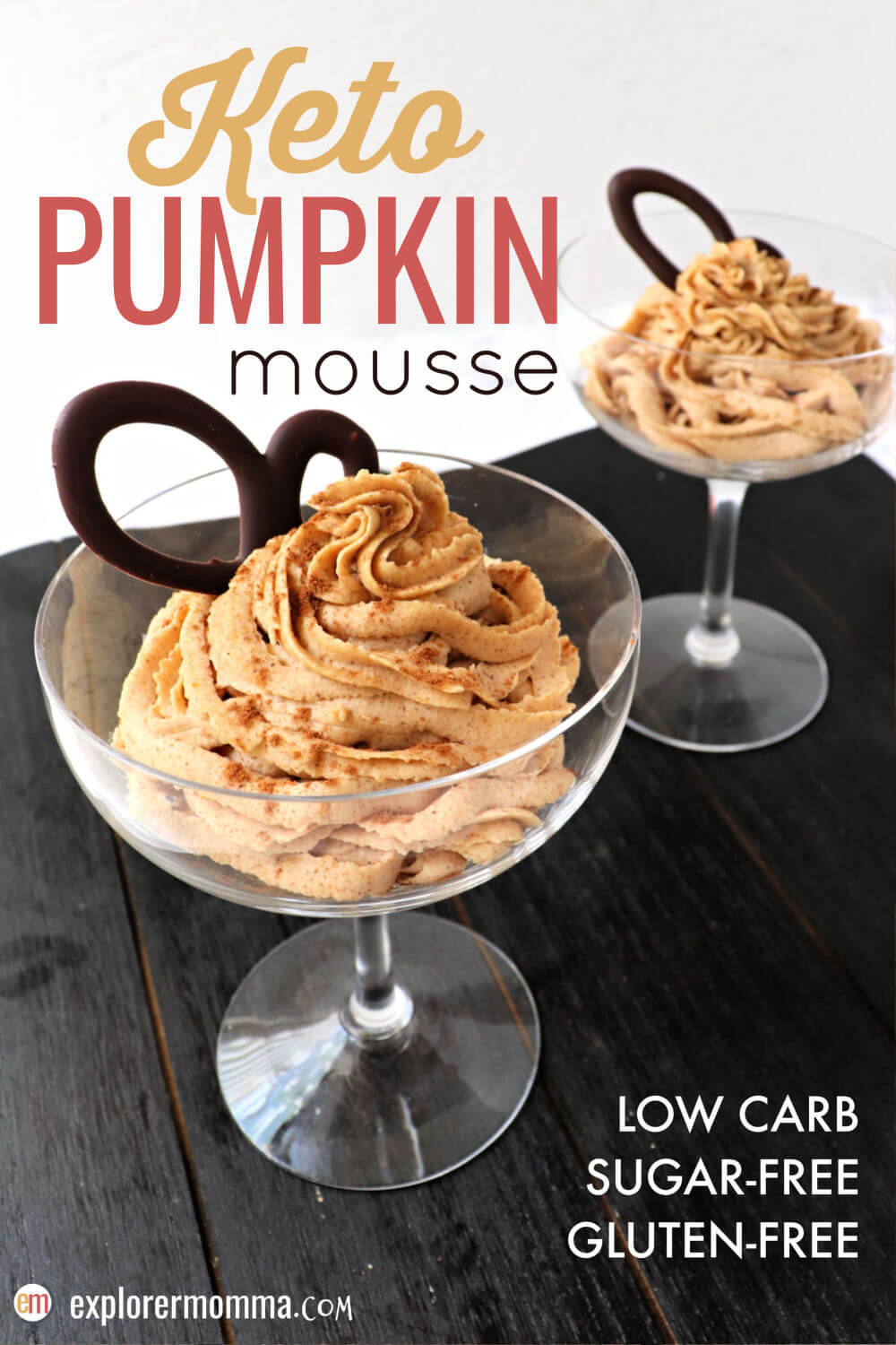 High Protein Pumpkin Mousse (Healthy, Gluten-Free, Keto, Low Carb)