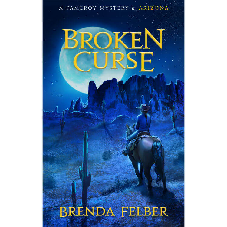 Middle grade book from the Pameroy Mystery Series, Broken Curse by Brenda Felber, Arizona
