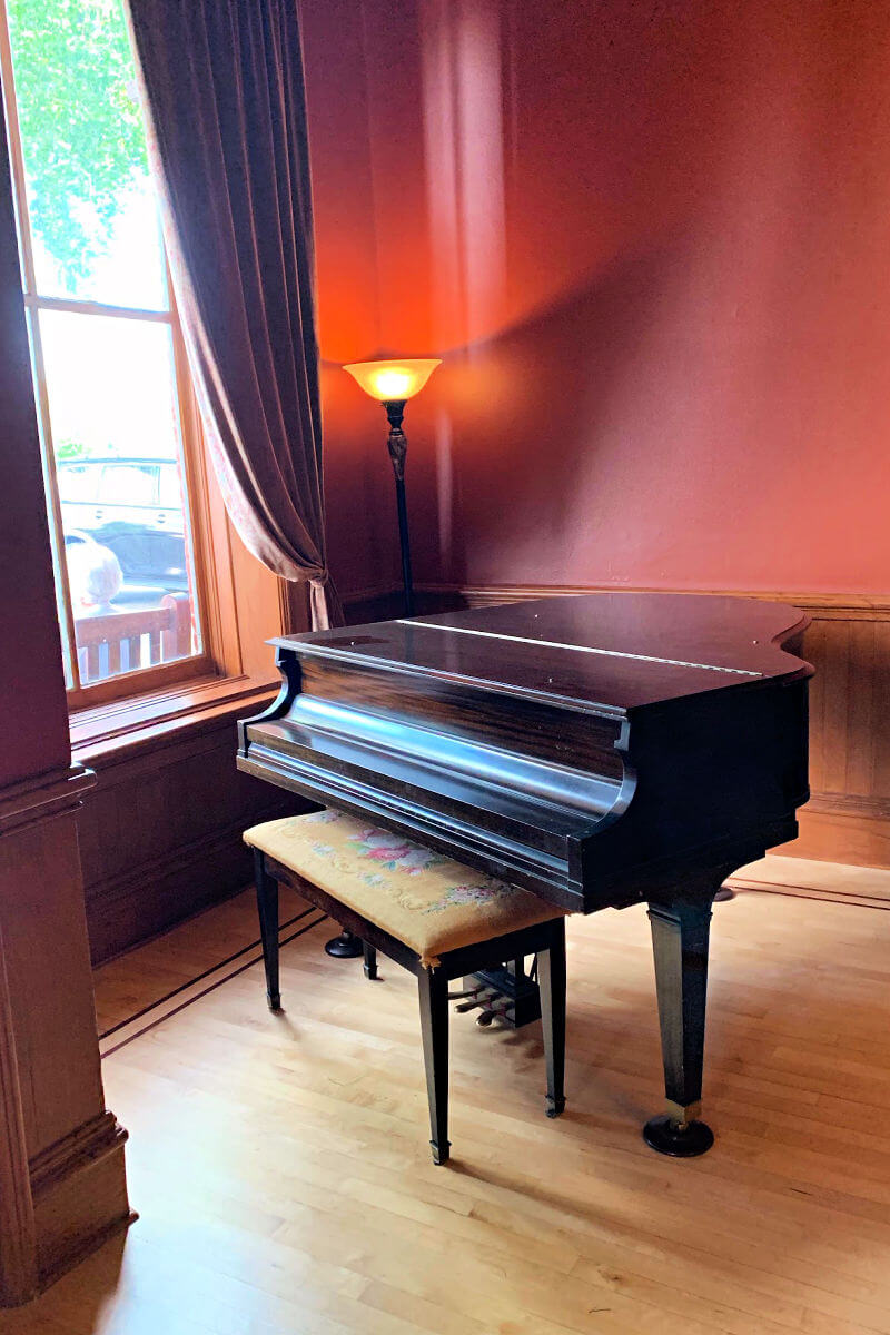 Piano at the Grand Union Hotel, Fort Benton Montana #visitmontana #montanamoment