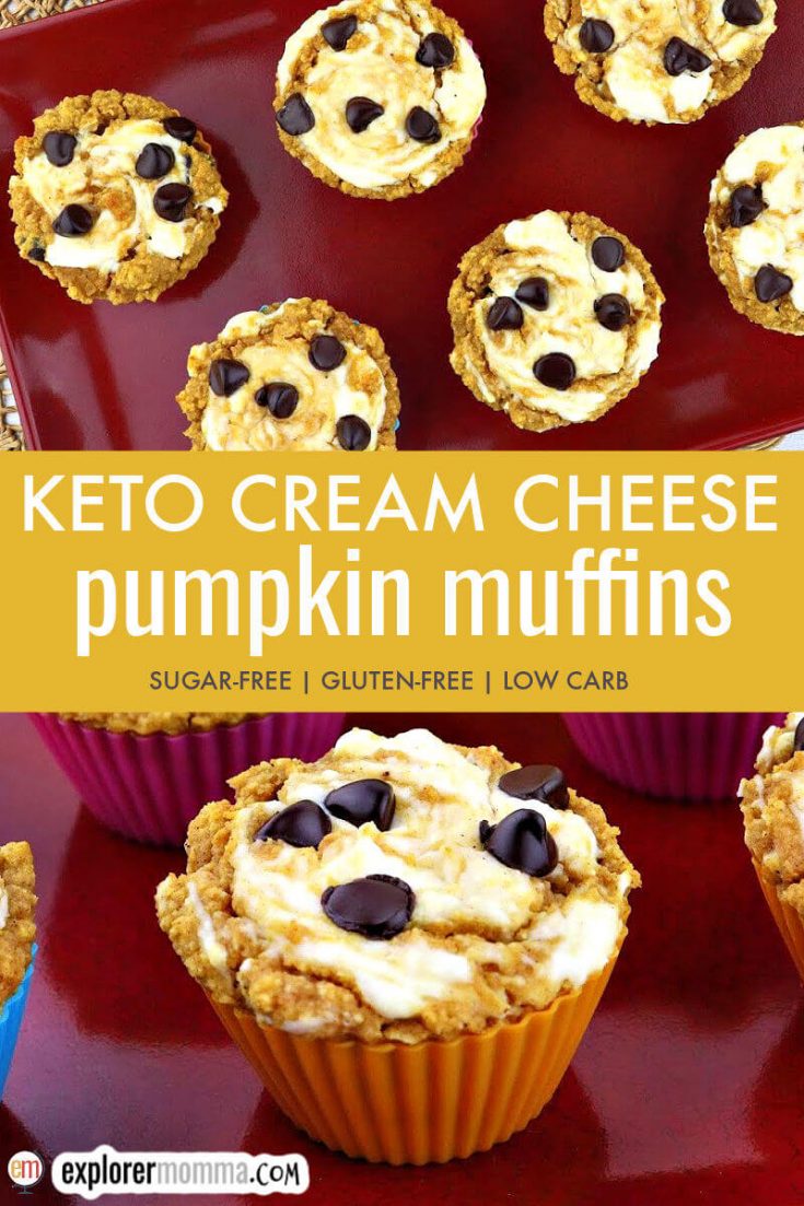 Cream Cheese Keto Pumpkin Muffins - Explorer Momma