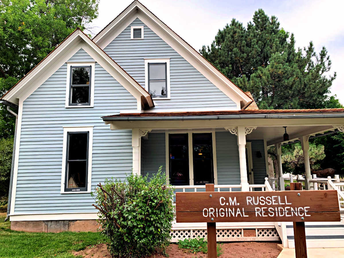 CM Russell house, things to do in Great Falls MT #cmrussell