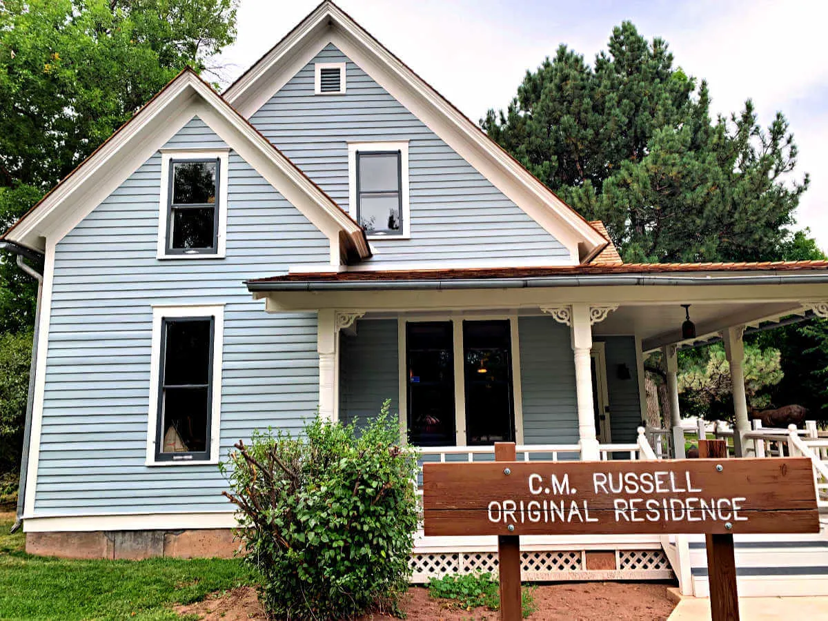 CM Russell house, things to do in Great Falls MT #cmrussell