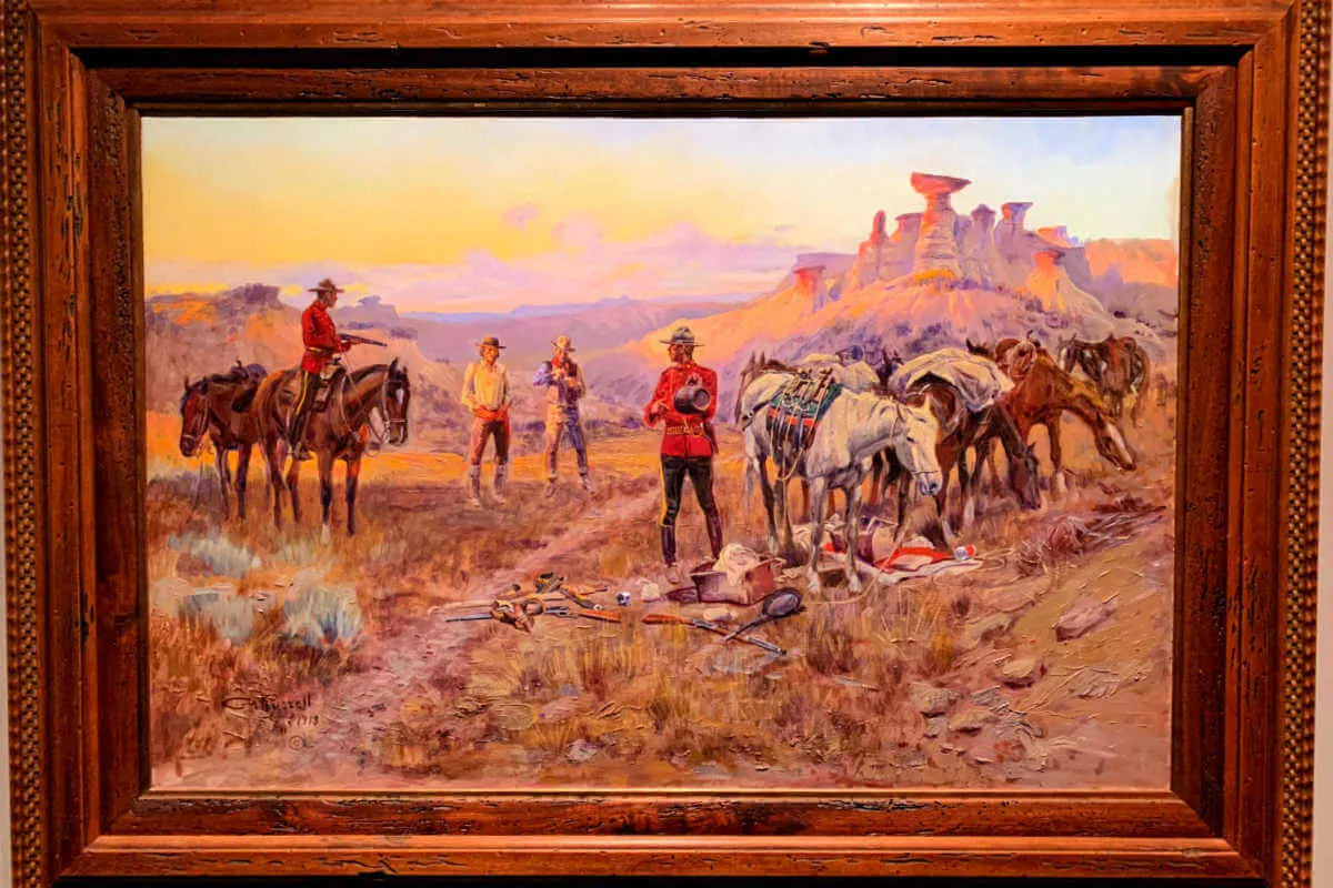 Charlie Russell Museum, things to do in Great Falls MT paintings #cmrussell