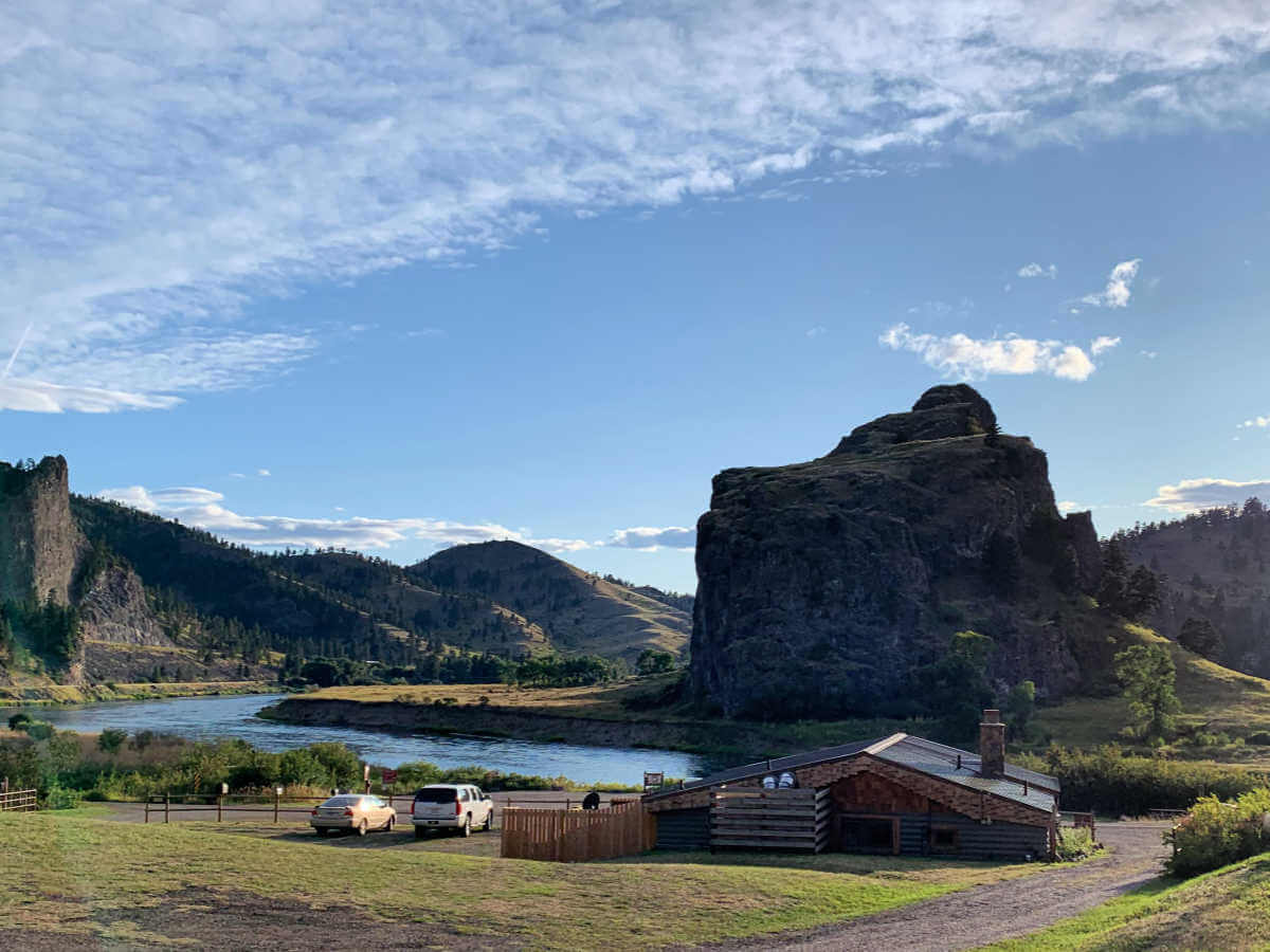 Hidden Canyon Lodge, view of Missouri River #hiddencanyonlodge